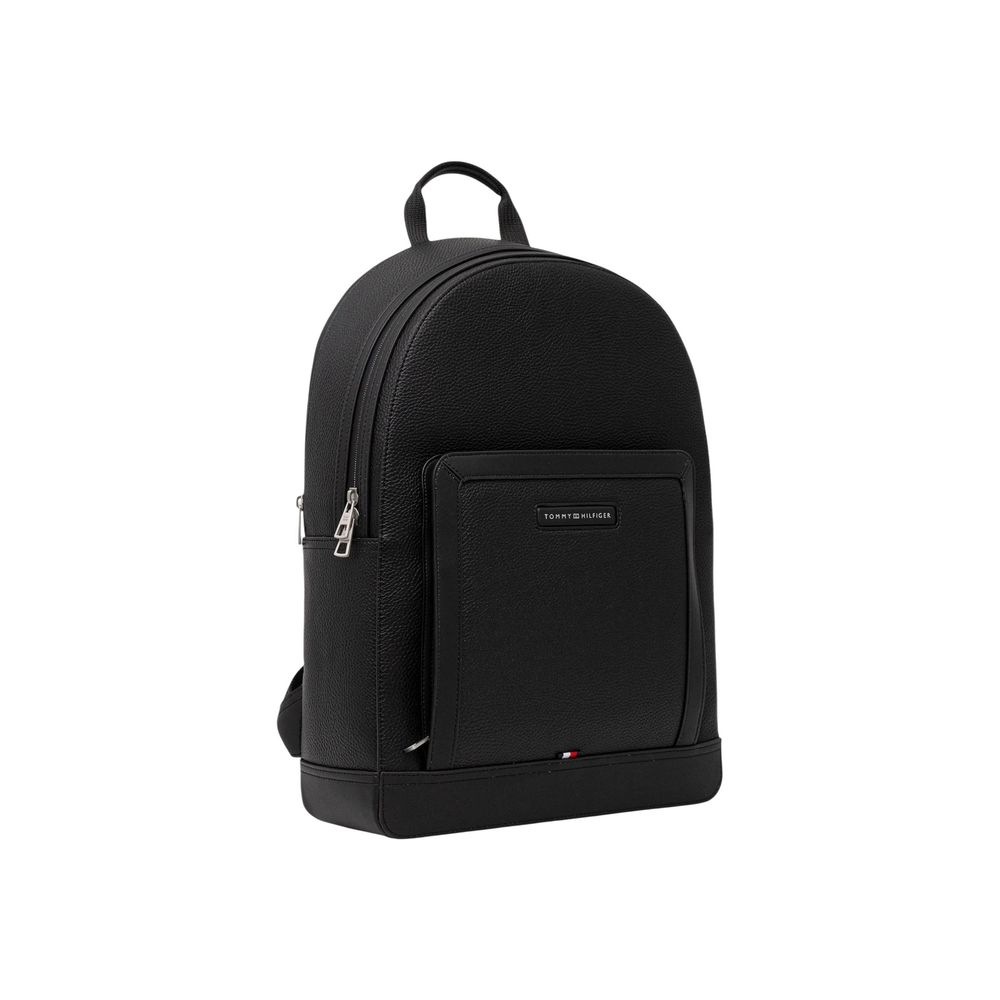 Black Polyethylene Backpack