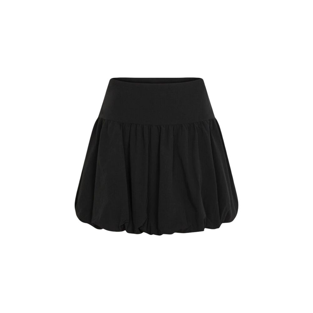 Black Recycled Polyamide Mini Skirt