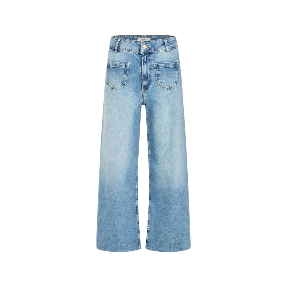 Blue Cotton Relaxed Fit Jeans