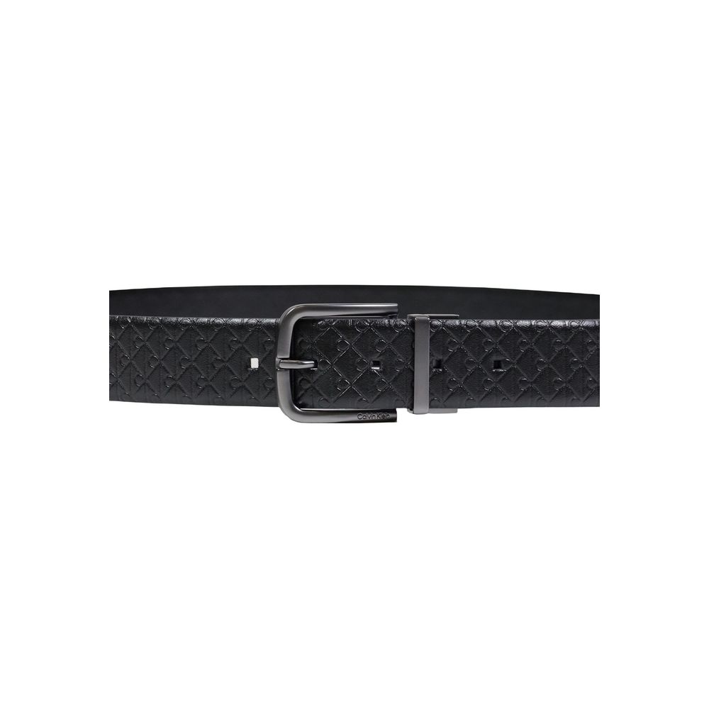 Bicolor Leather Regular Belt