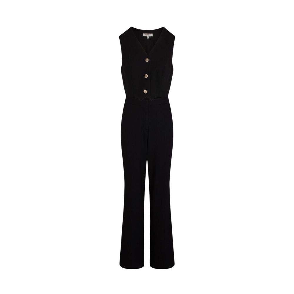 Black Polyester Jumpsuit