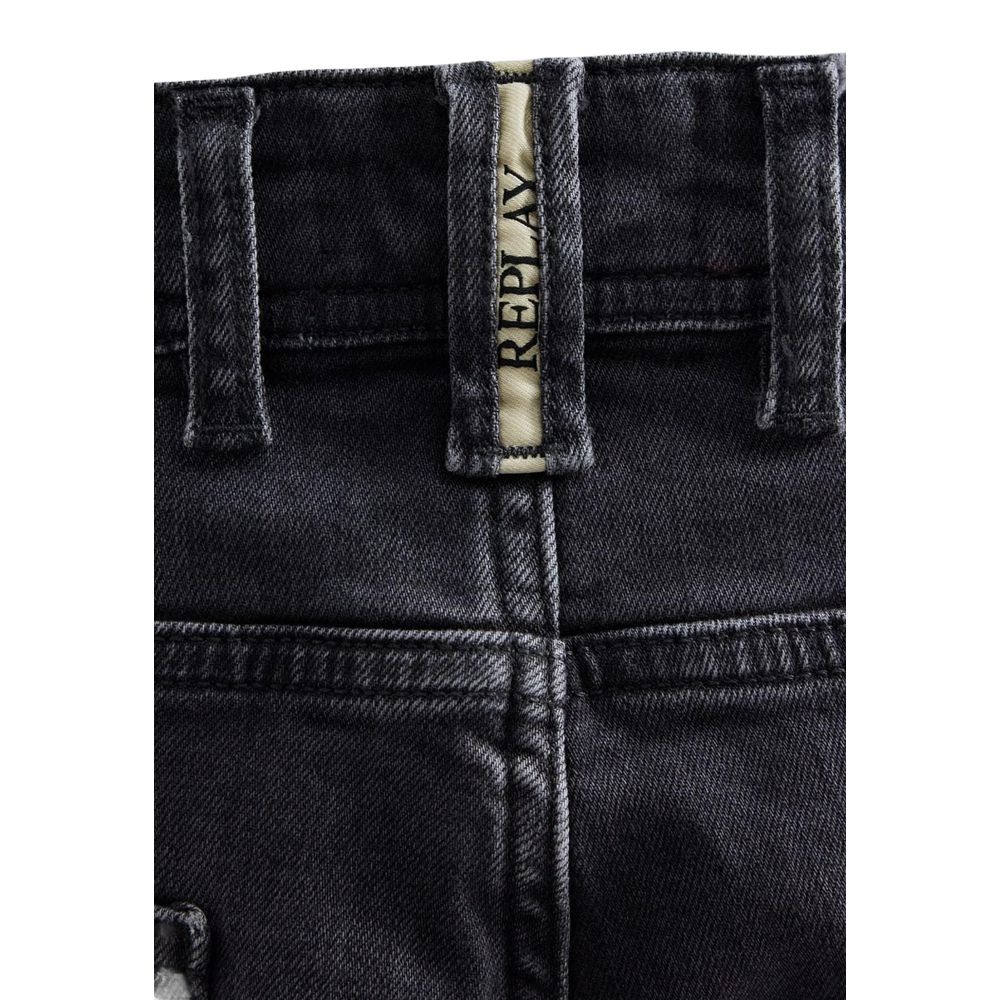 Gray Cotton Bermuda Shorts