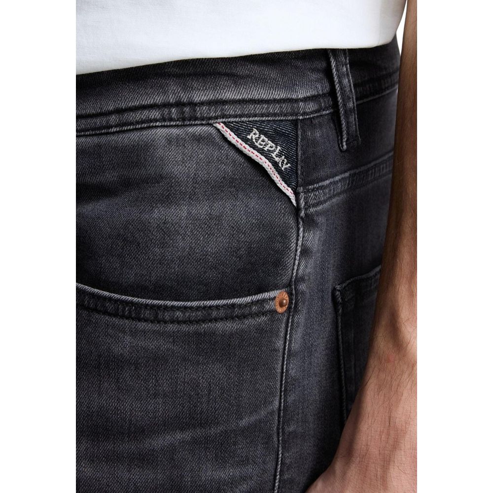 Gray Cotton Bermuda Shorts