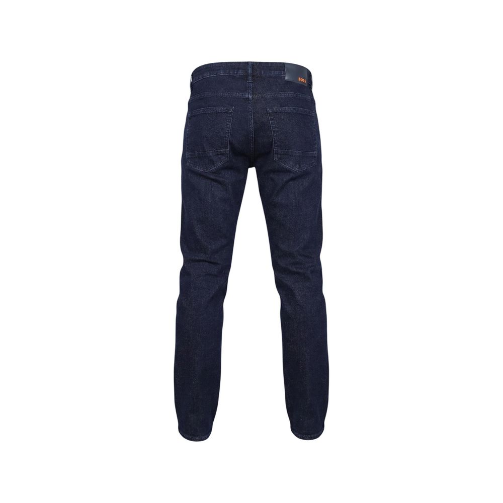 Blue Cotton Skinny Jeans