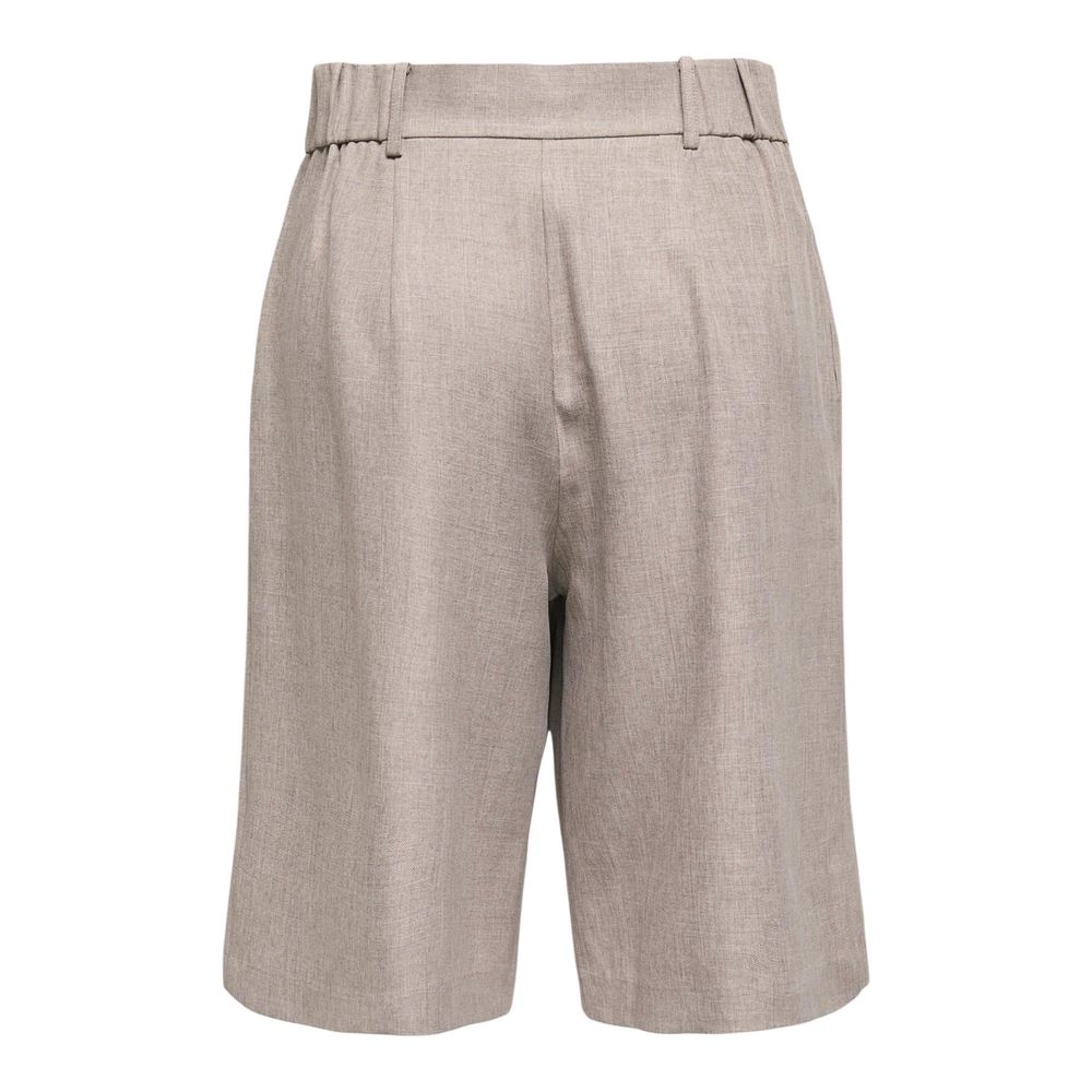 Gray Recycled Polyester Bermuda Shorts