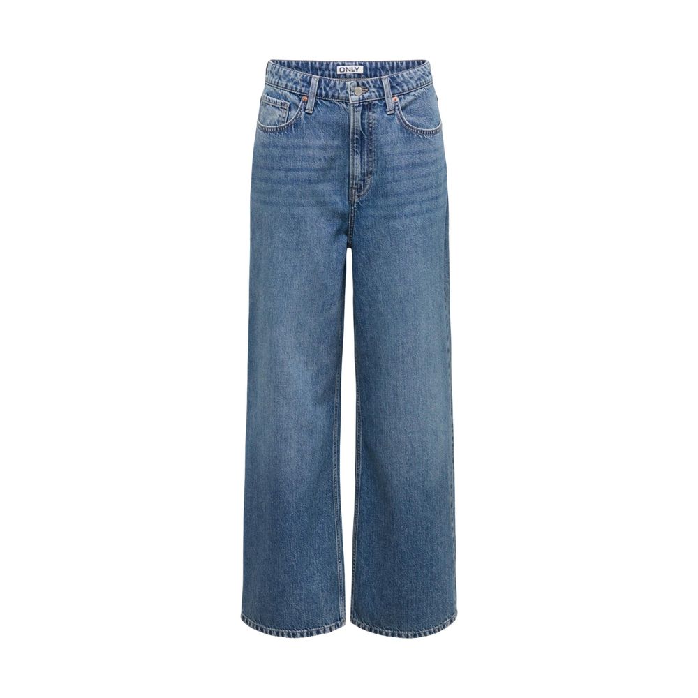 Blue Cotton Relaxed Fit Jeans