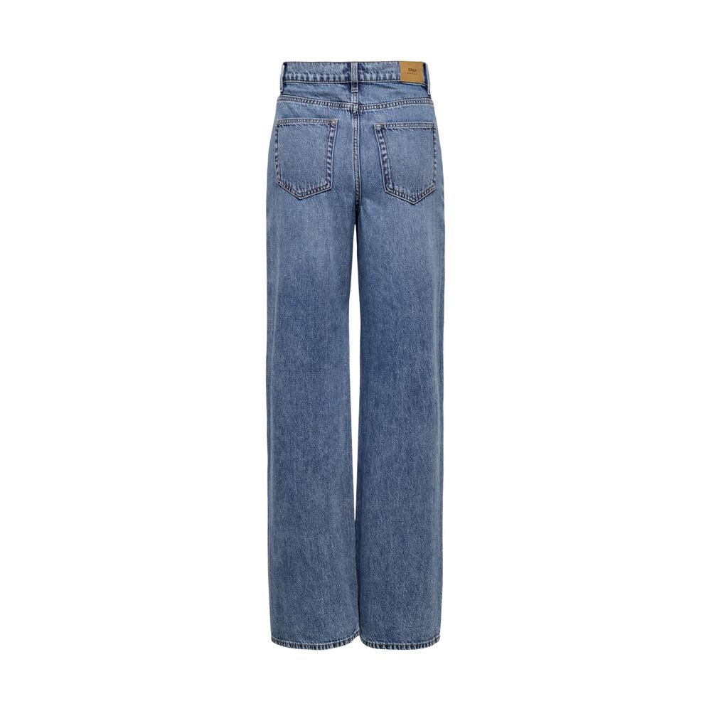 Blue Cotton Relaxed Fit Jeans