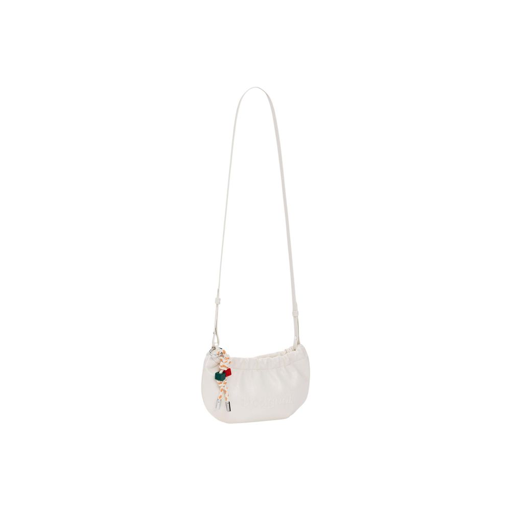 Beige Polyester Handbag