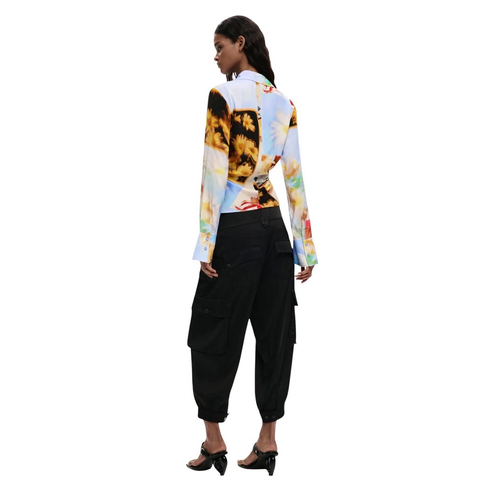 Multicolor Viscose Blouse