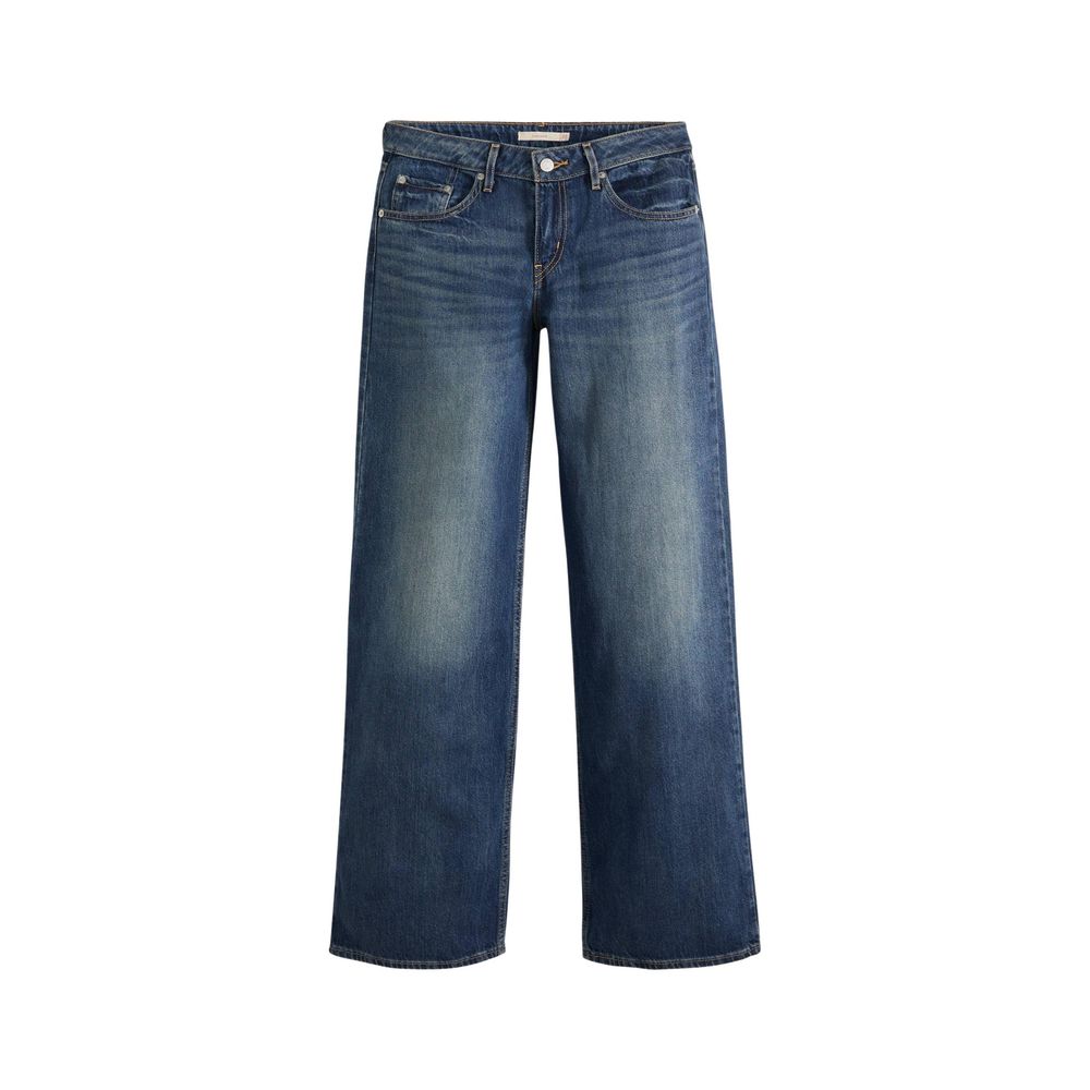 Blue Cotton Mom Jeans