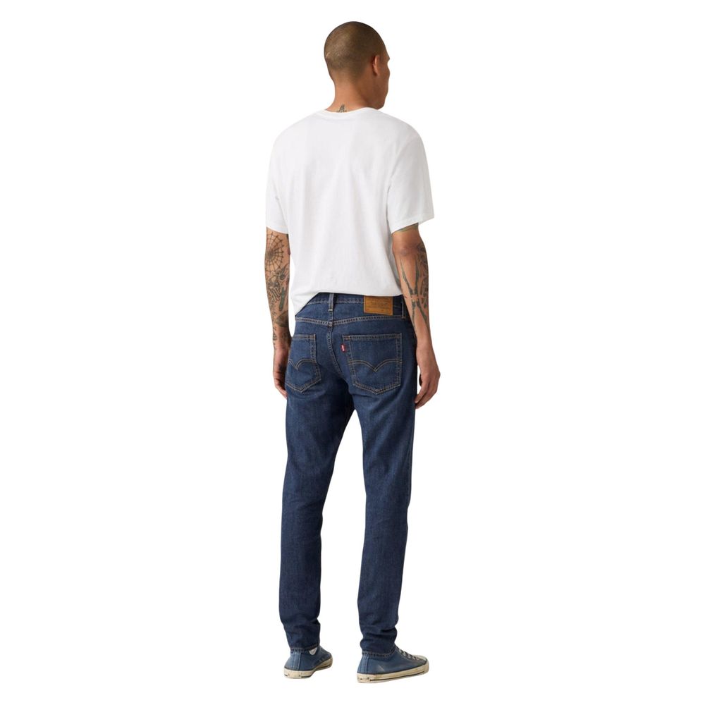 Blue Cotton Skinny Jeans