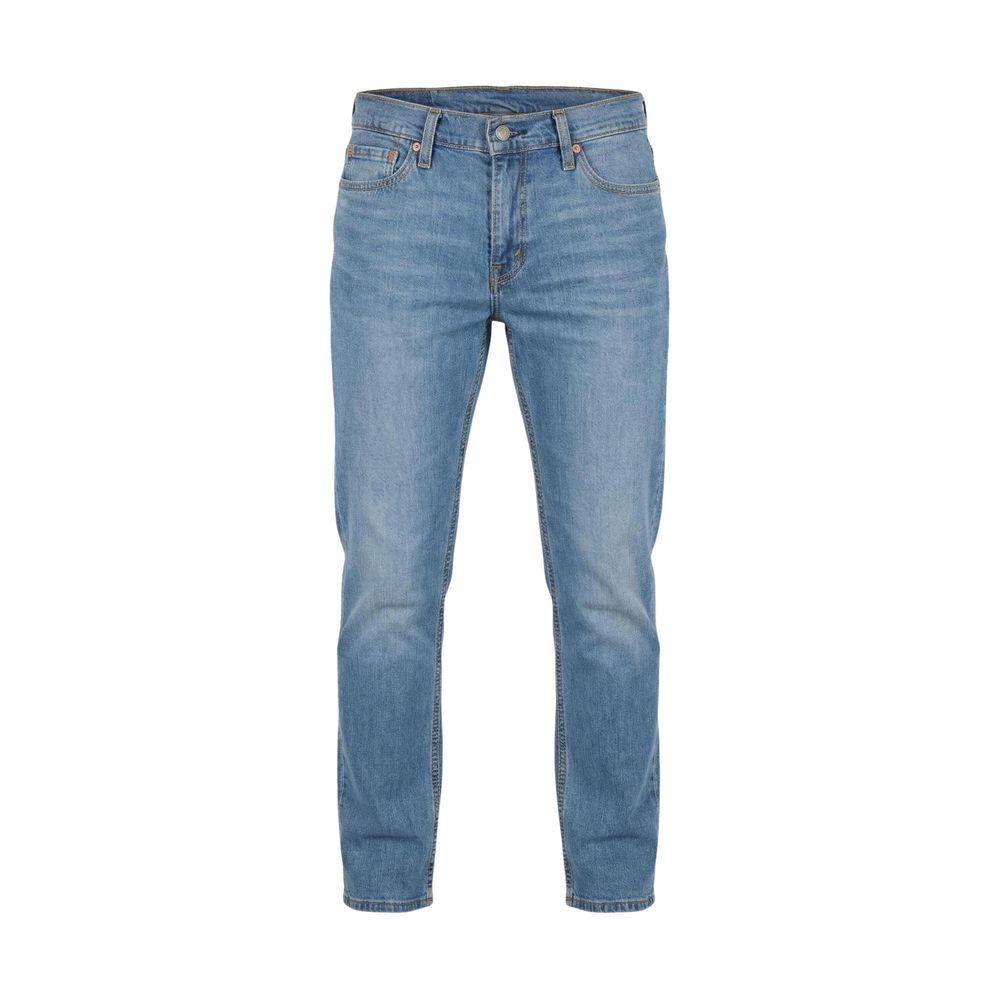 Blue Cotton Skinny Jeans