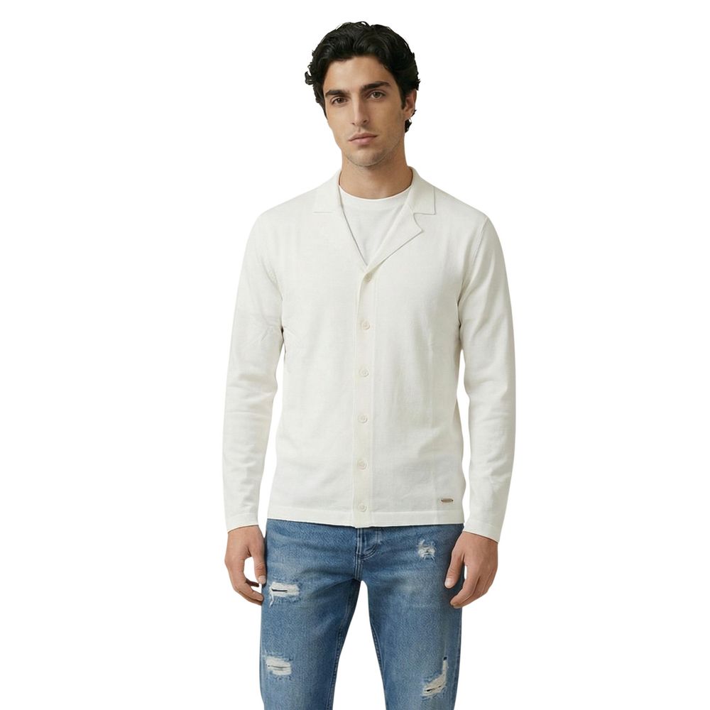 White Viscose Cardigan