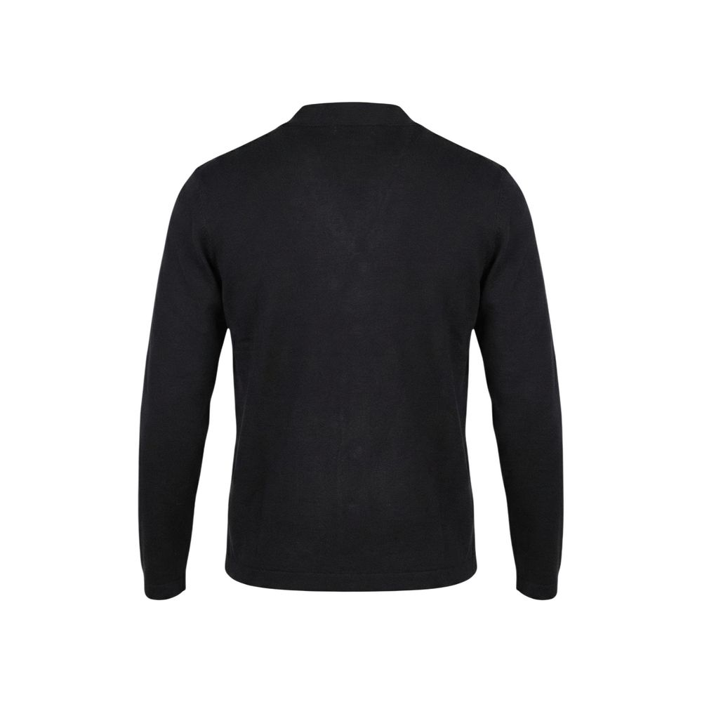 Black Viscose Cardigan