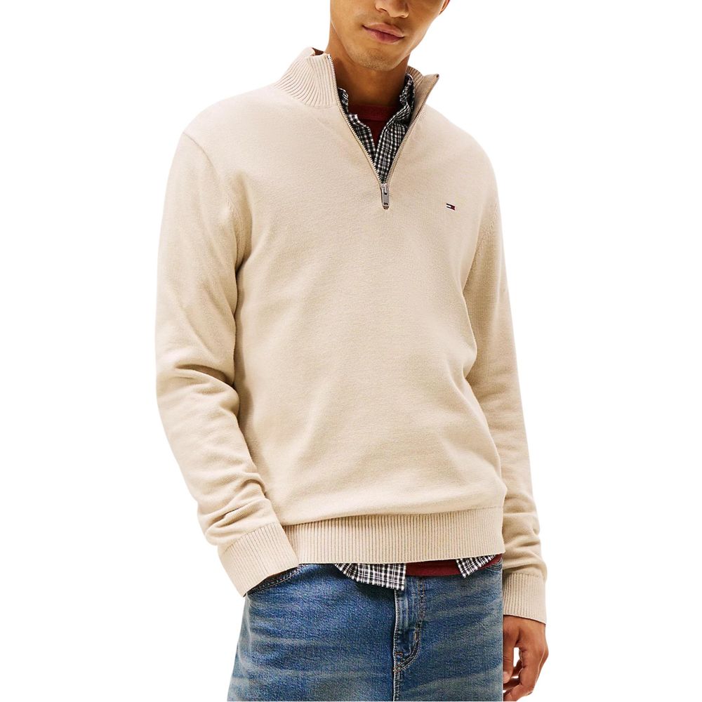 Beige Organic Cotton Sweatshirt