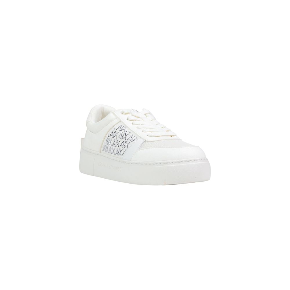 White Polyamide Athletic Sneakers