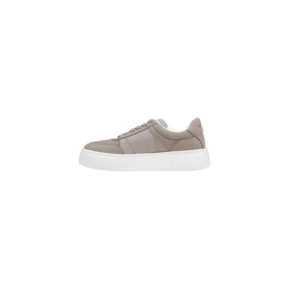 Brown Polyamide Athletic Sneakers