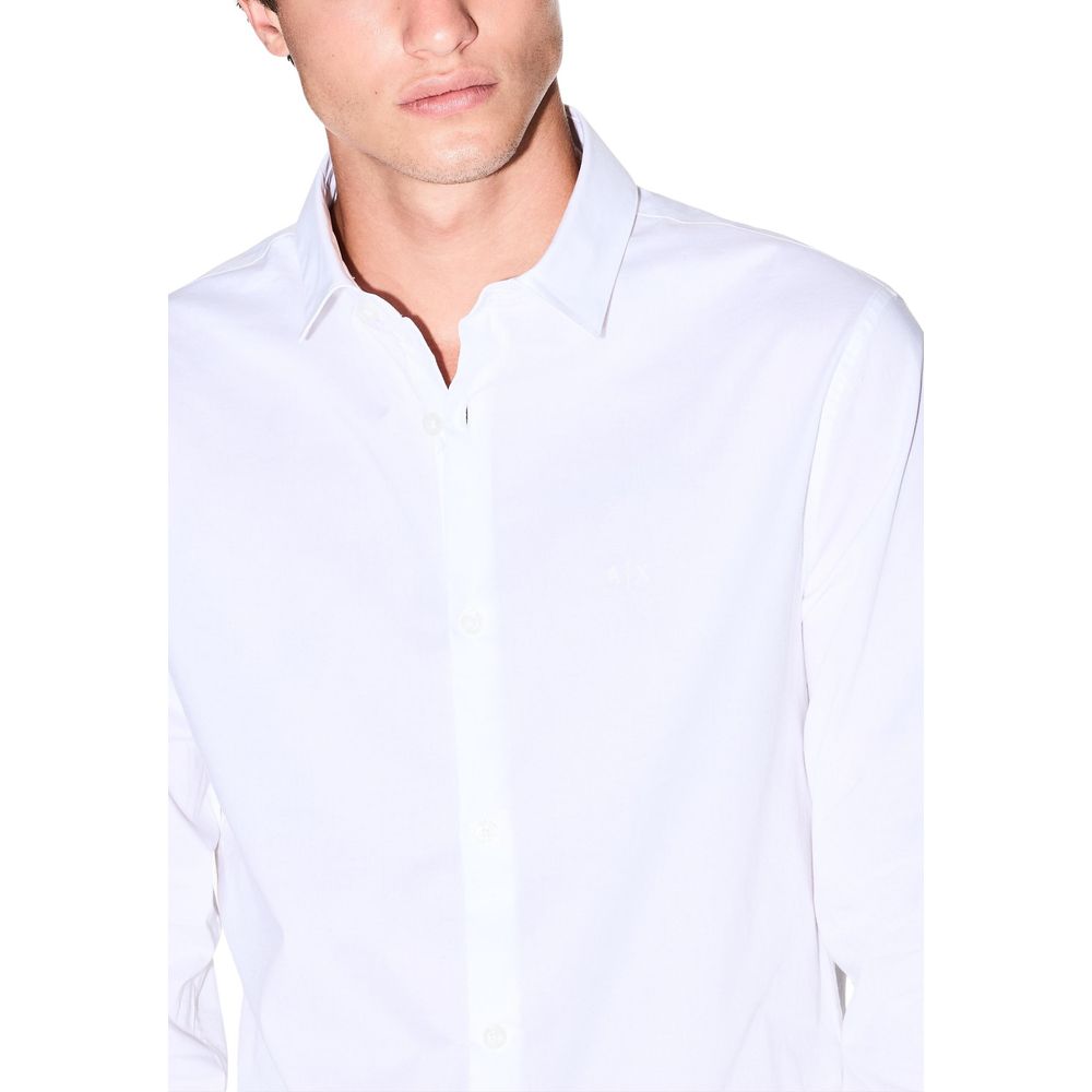 White Cotton Dress Shirt
