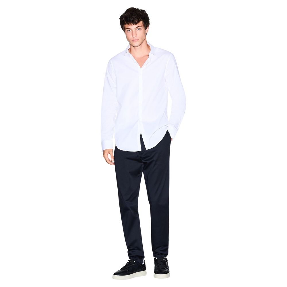 White Cotton Dress Shirt