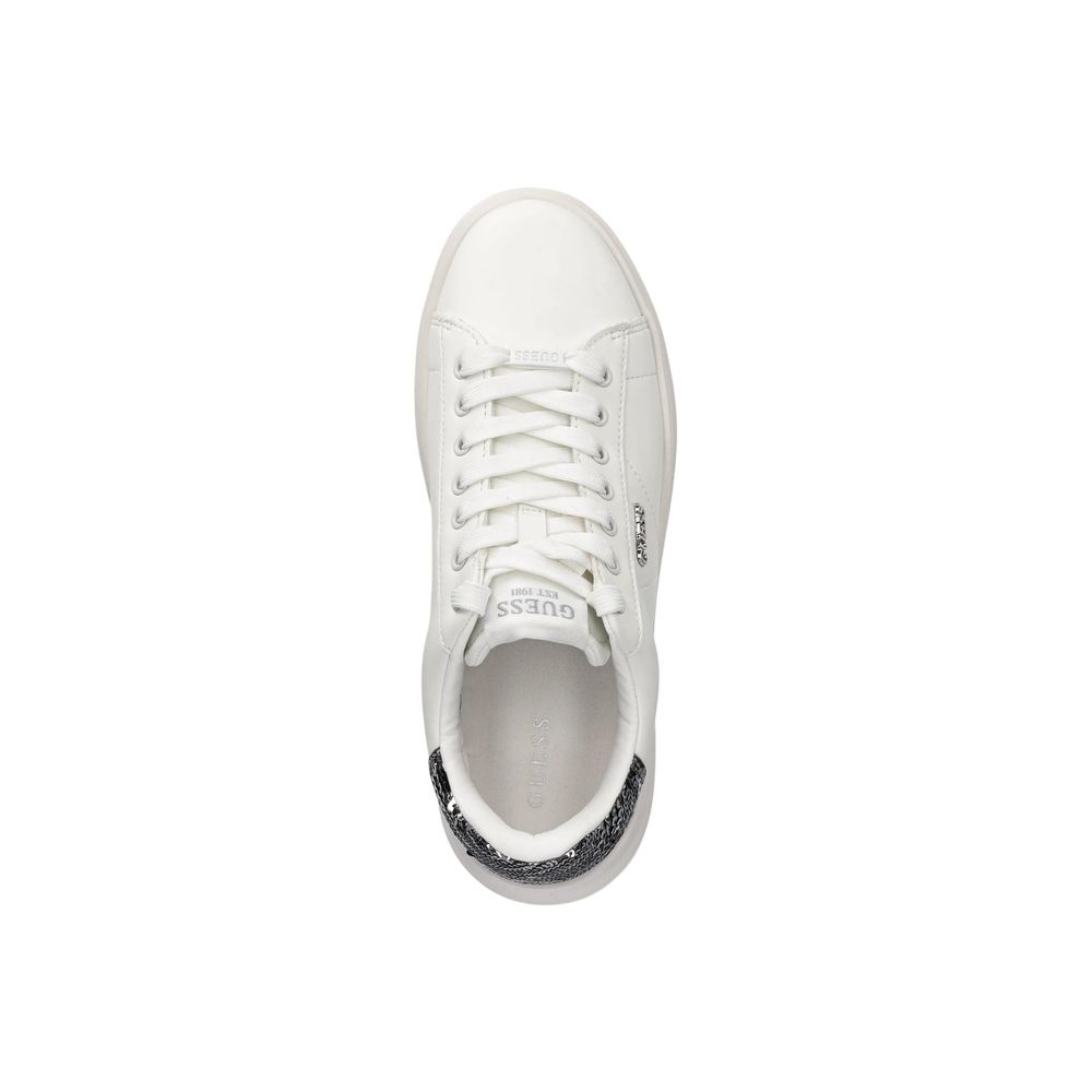 Silver Leather Sneakers