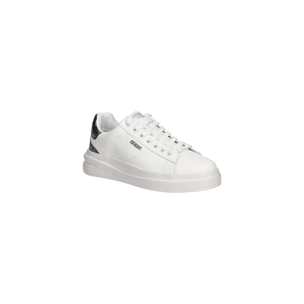 Silver Leather Sneakers
