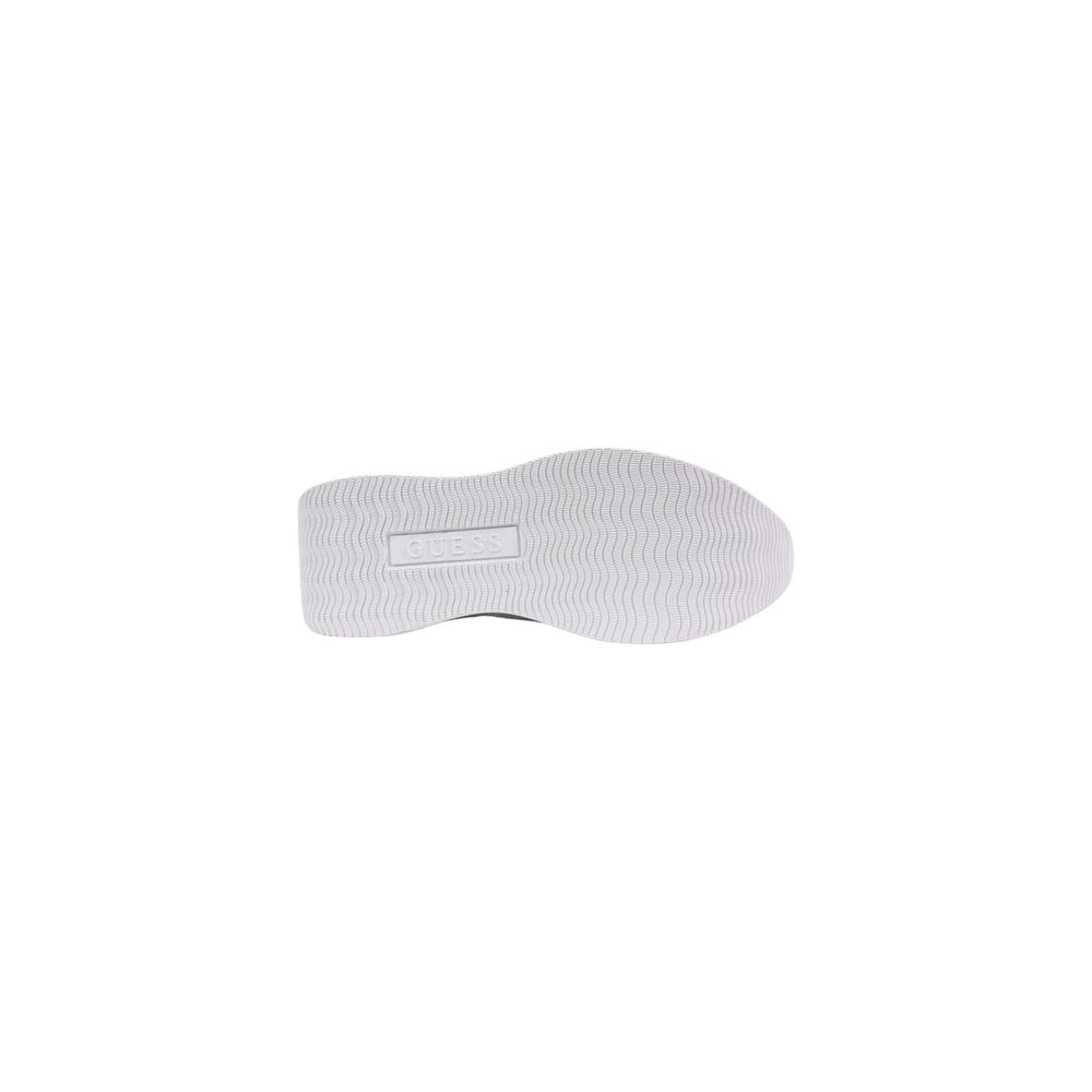 White Polyethylene Platform Sneakers
