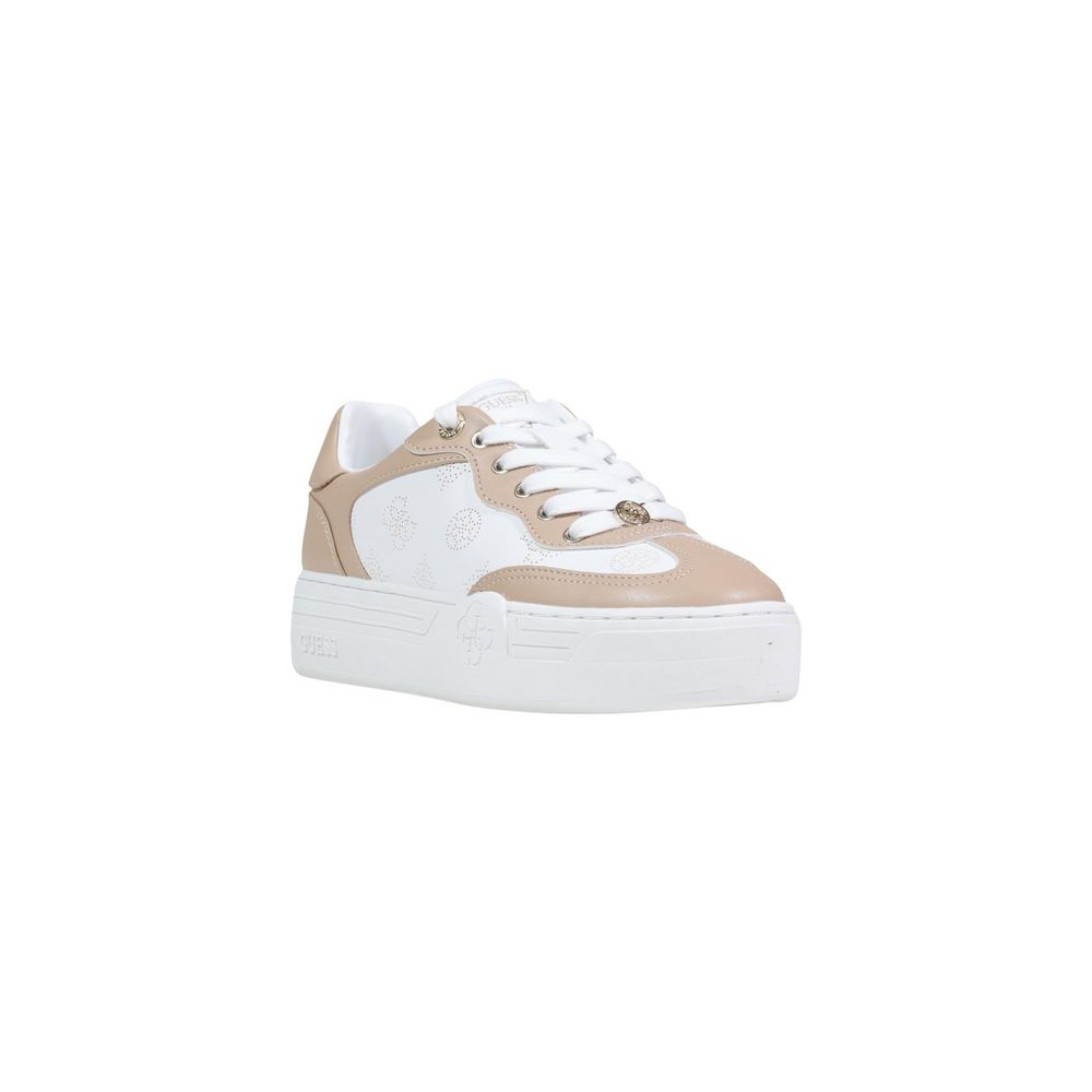Beige Polyethylene Low Top Sneakers