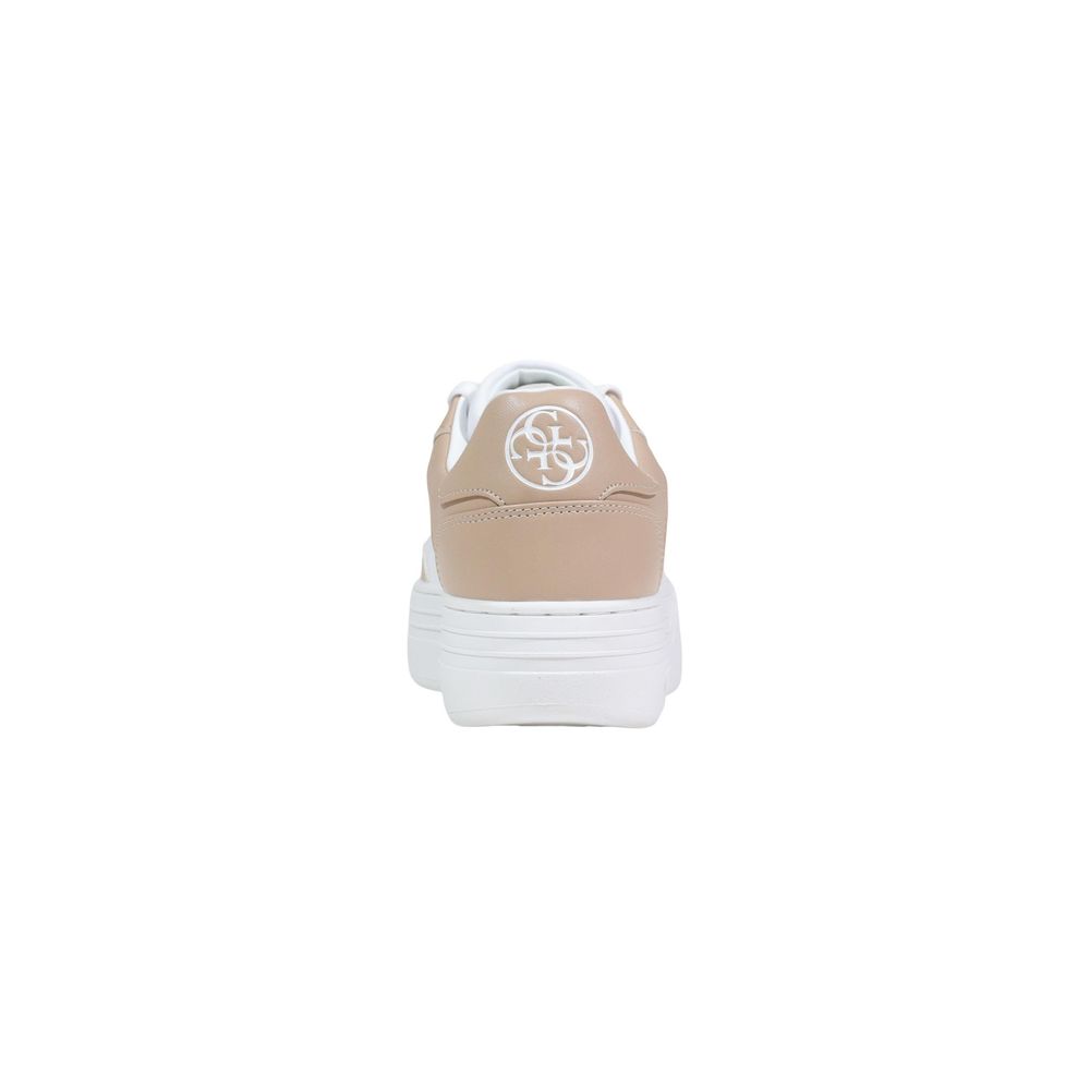Beige Polyethylene Low Top Sneakers