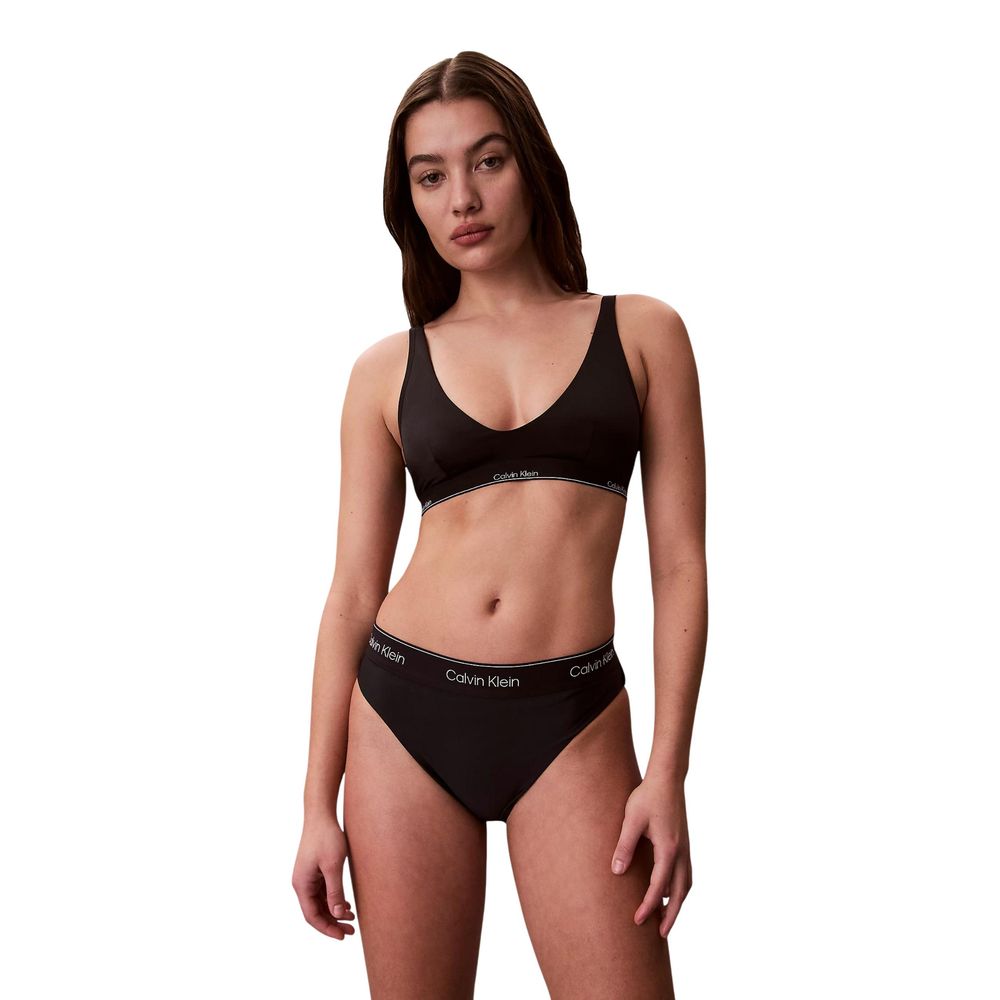 Black Recycled Polyester Bikini