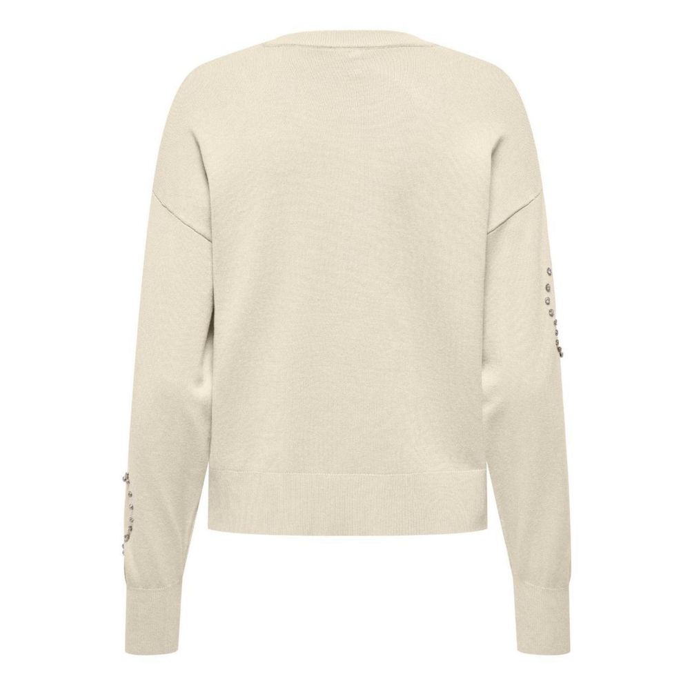 Cream Viscose Sweatshirt