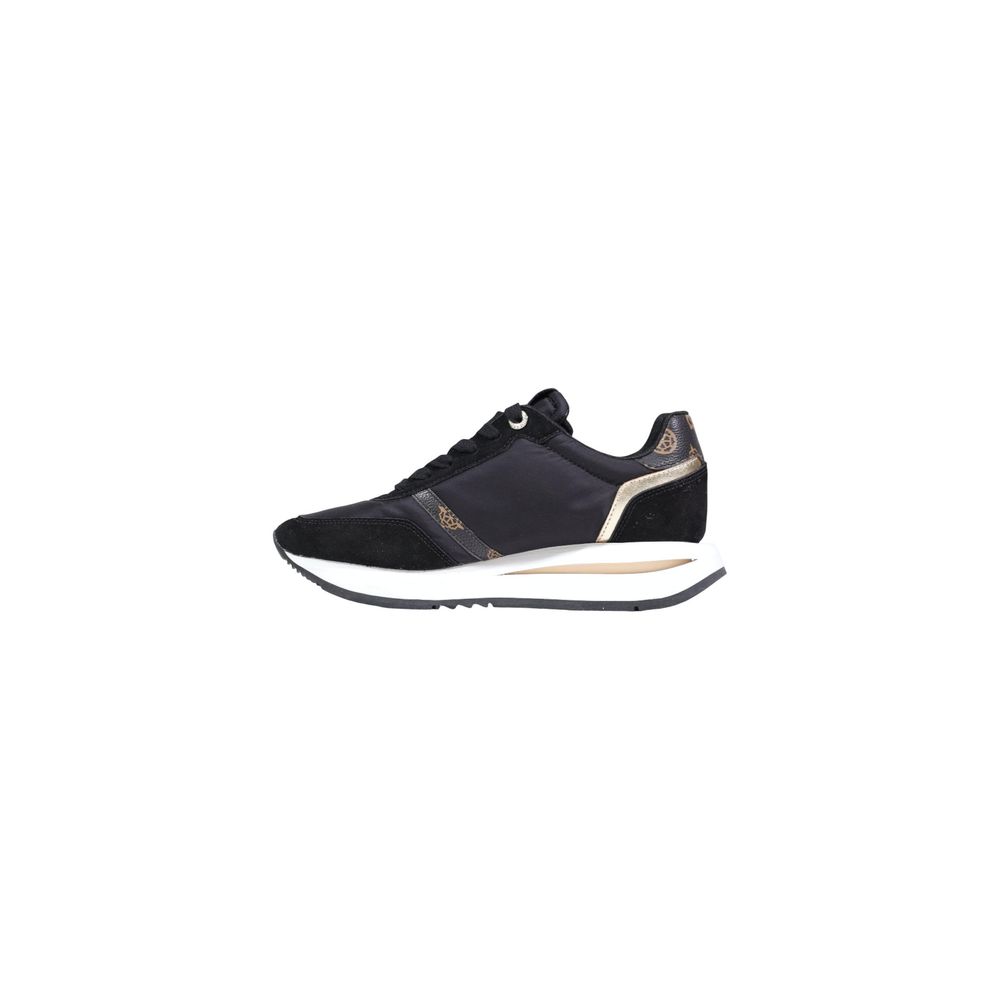 Bicolor Polyester Athletic Sneakers