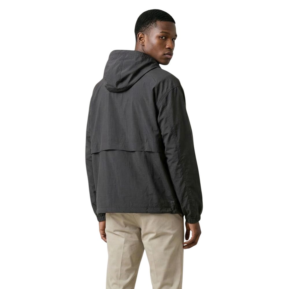 Black Nylon Shell Jacket