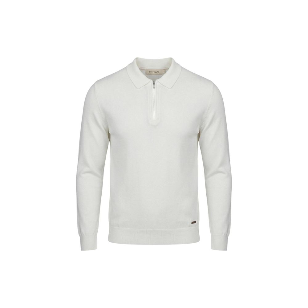 White Viscose Sweatshirt