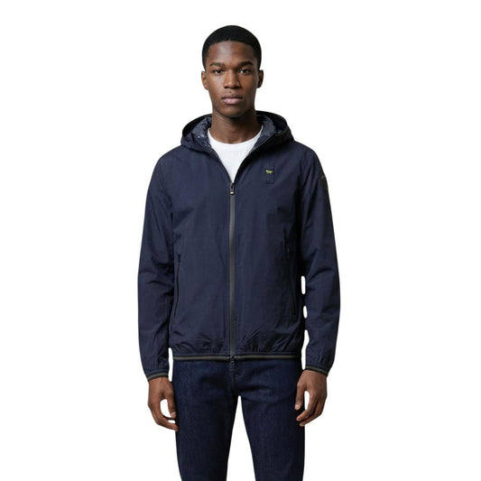 Blue Polyamide Shell Jacket