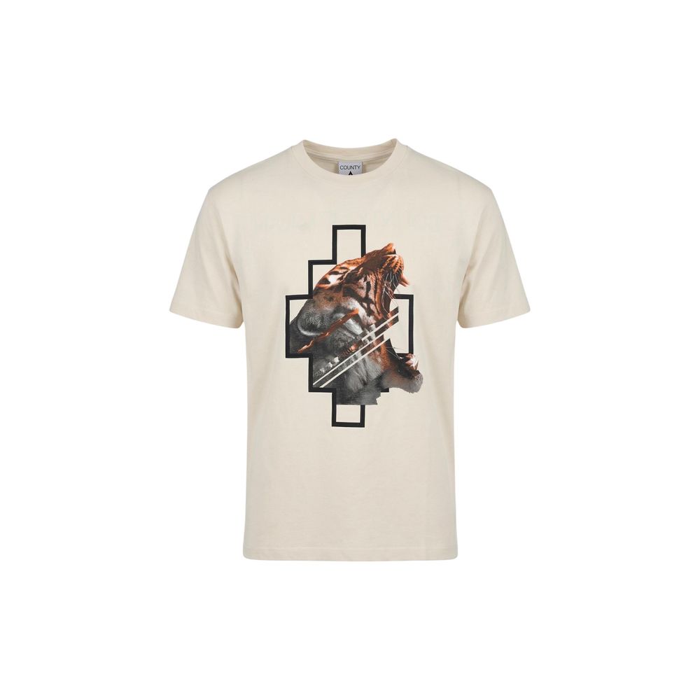 Beige Cotton T-Shirt