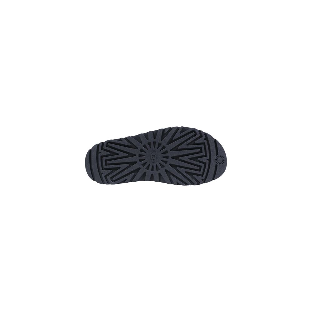 Black Polyethylene Flat Sandals