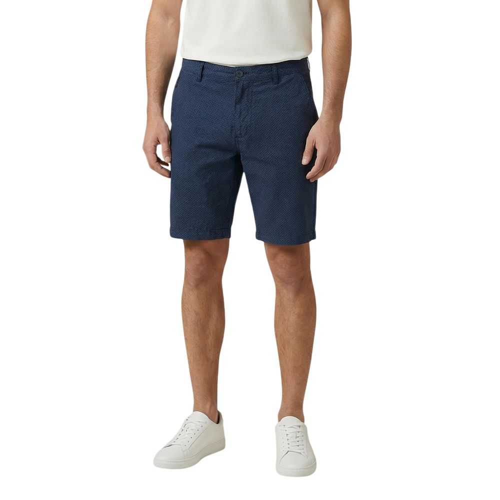 Blue Cotton Shorts