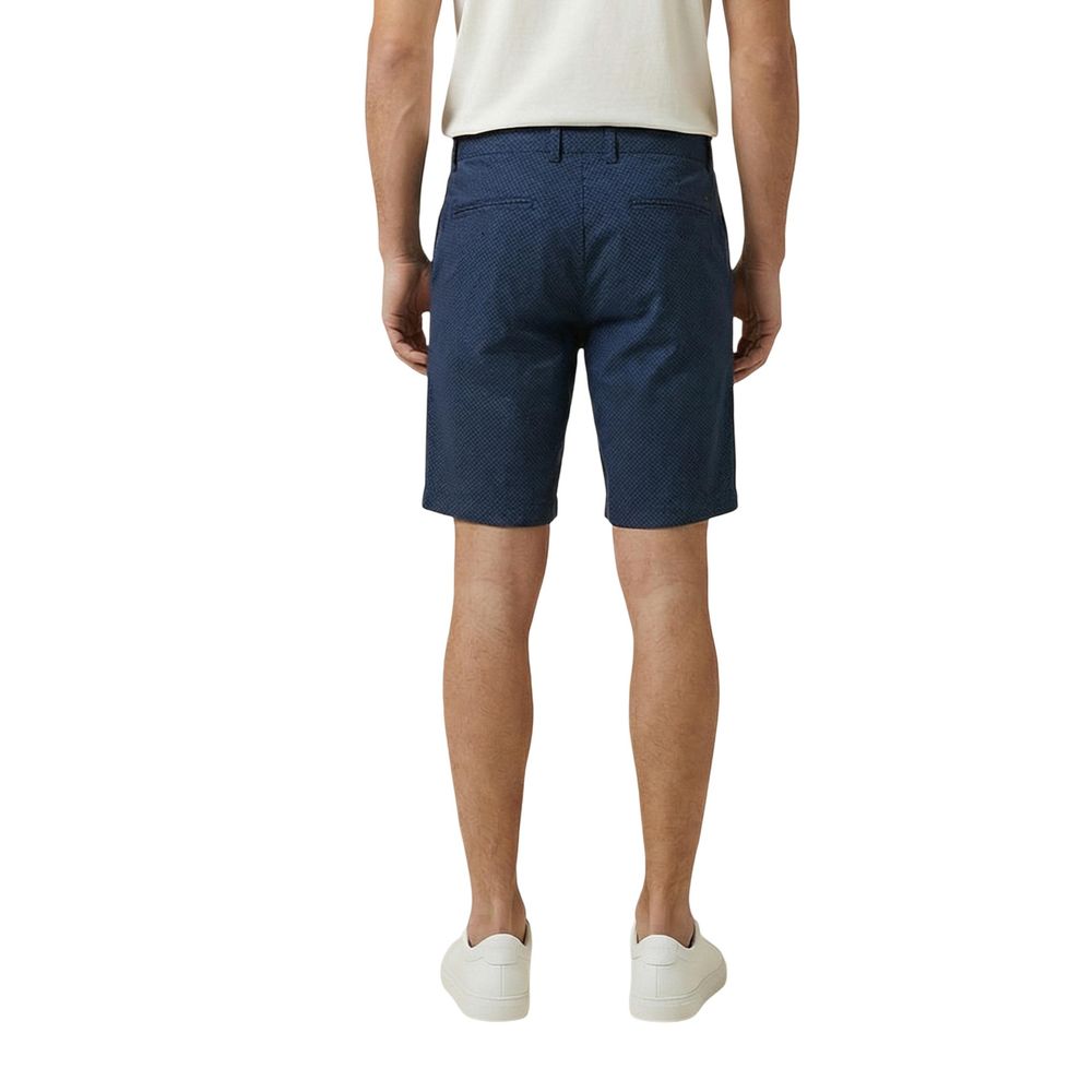 Blue Cotton Shorts