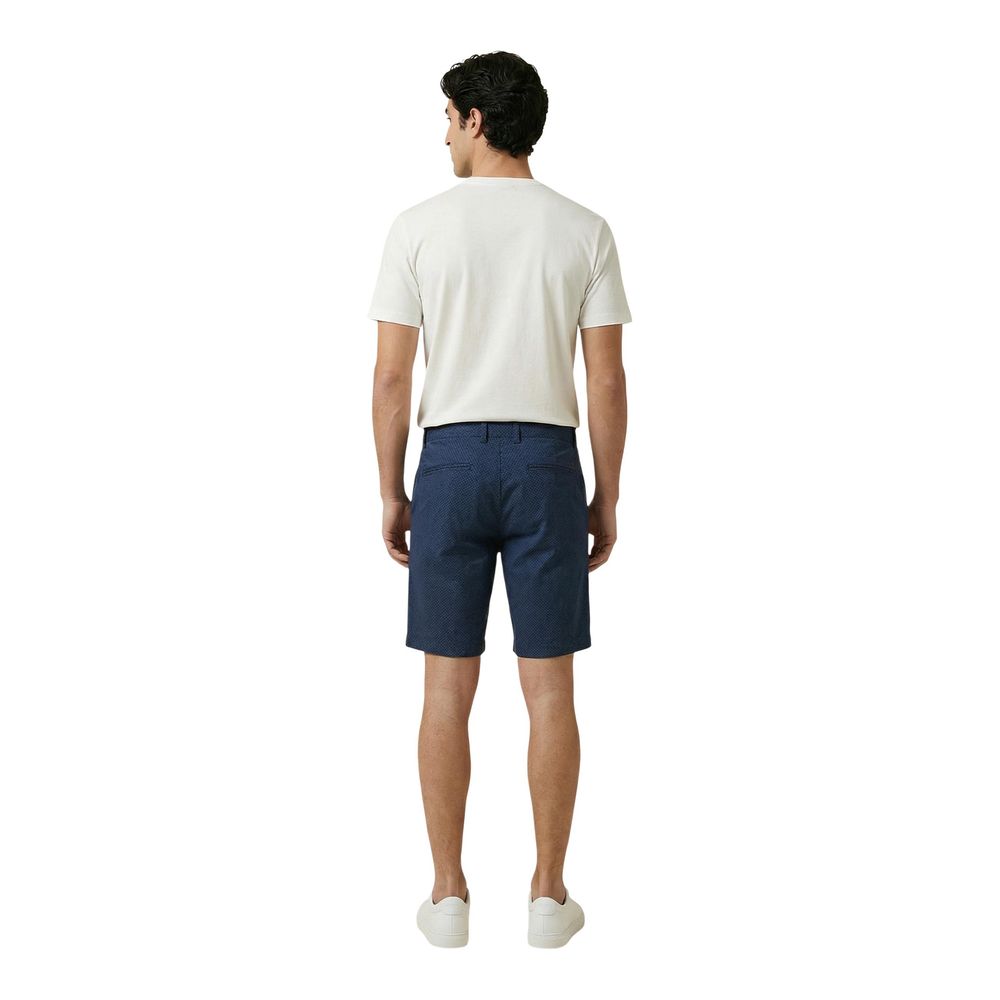 Blue Cotton Shorts