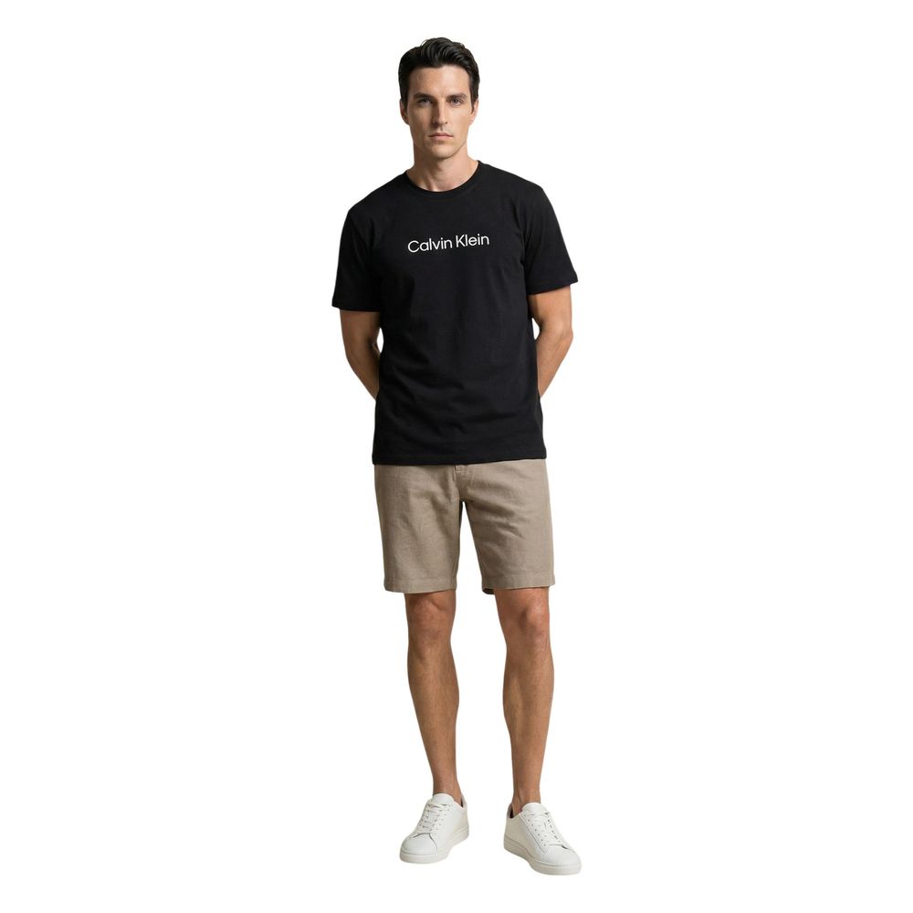 Green Cotton Bermuda Shorts