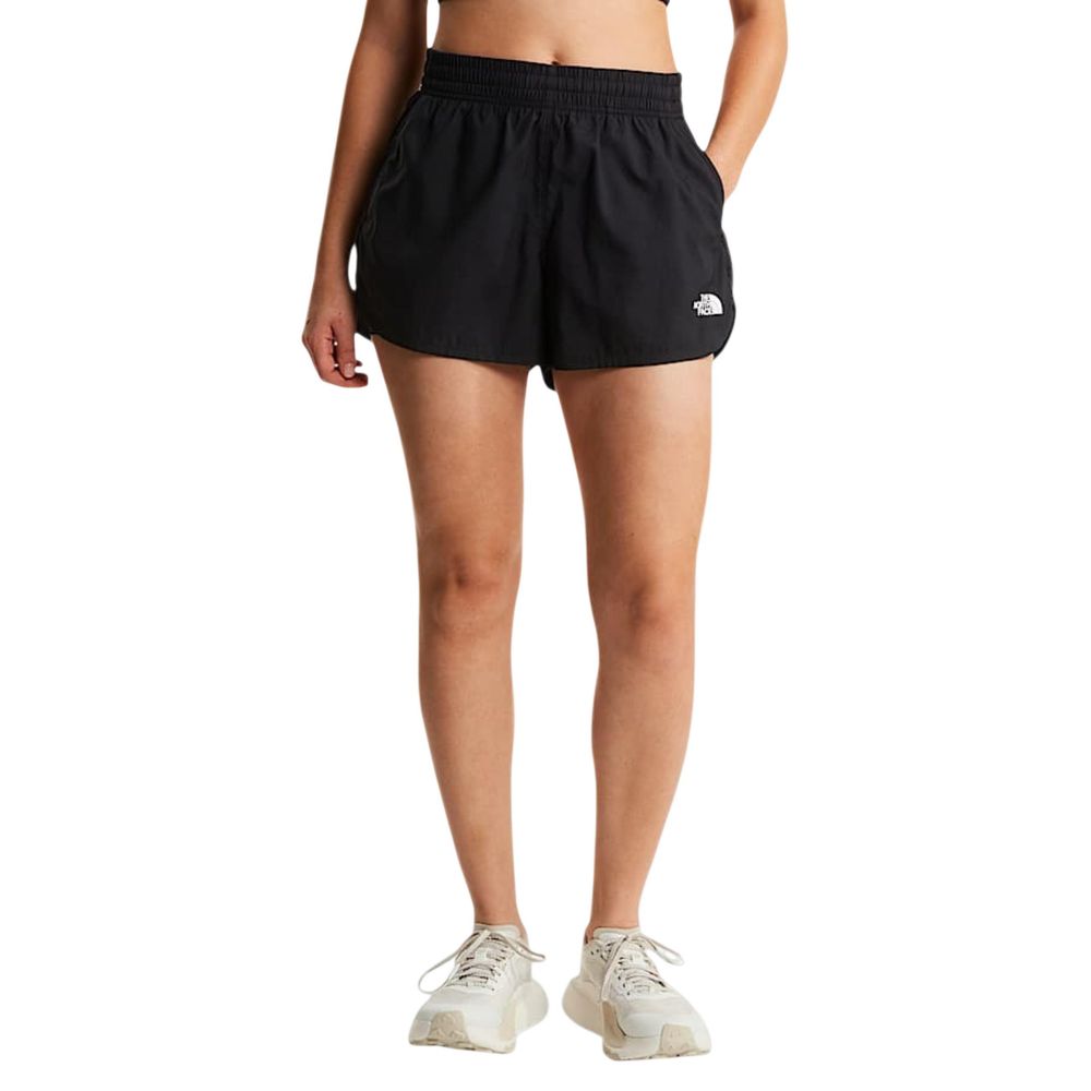 Black Recycled Polyester Knee Length