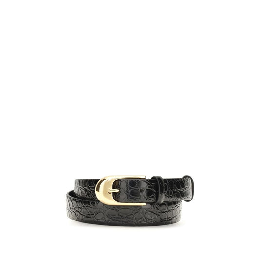 Black Calf Leather Bos Taurus Regular Belt