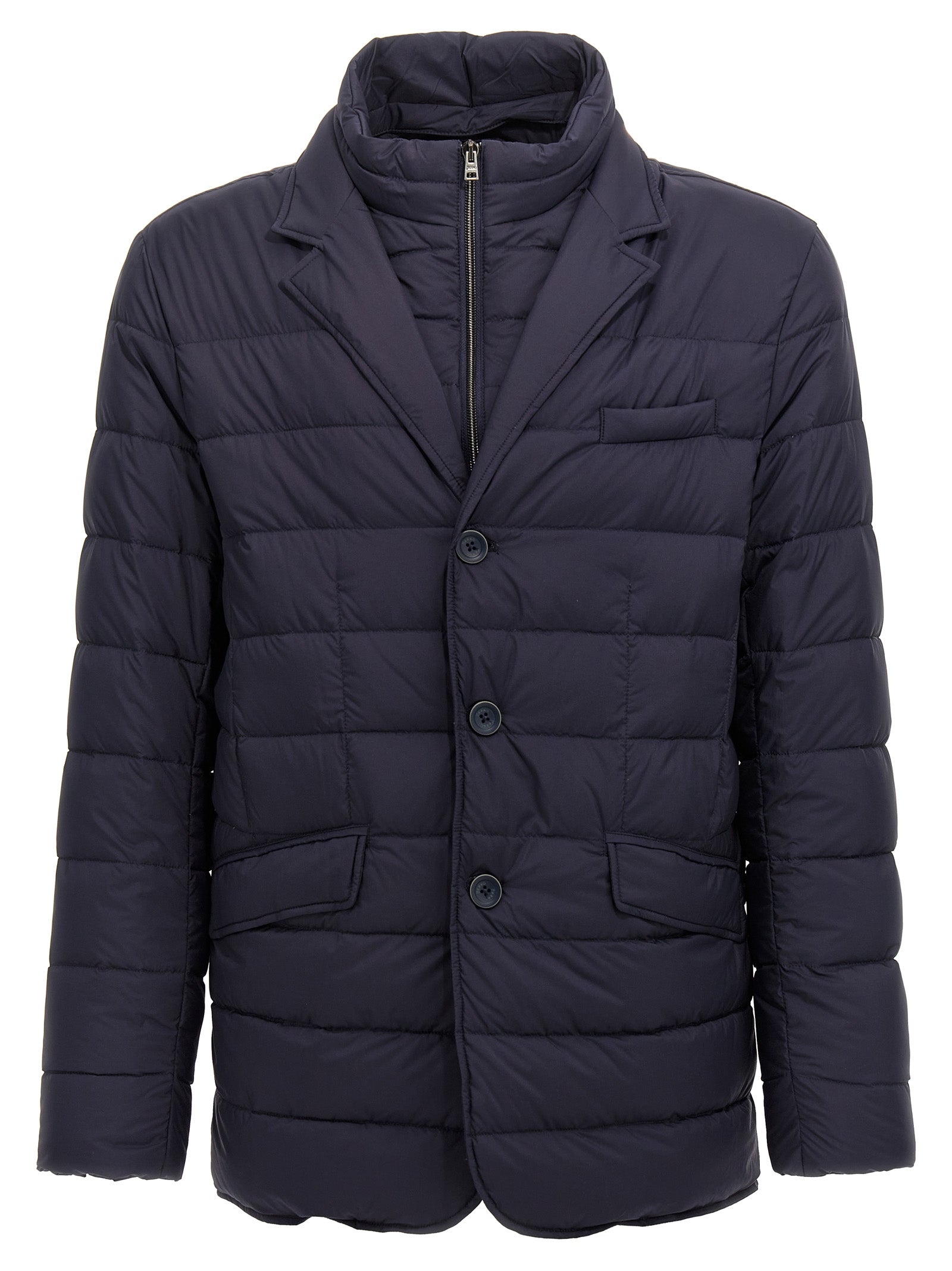 Blue Polyamide Jacket