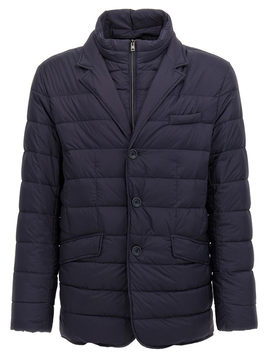 Blue Polyamide Jacket