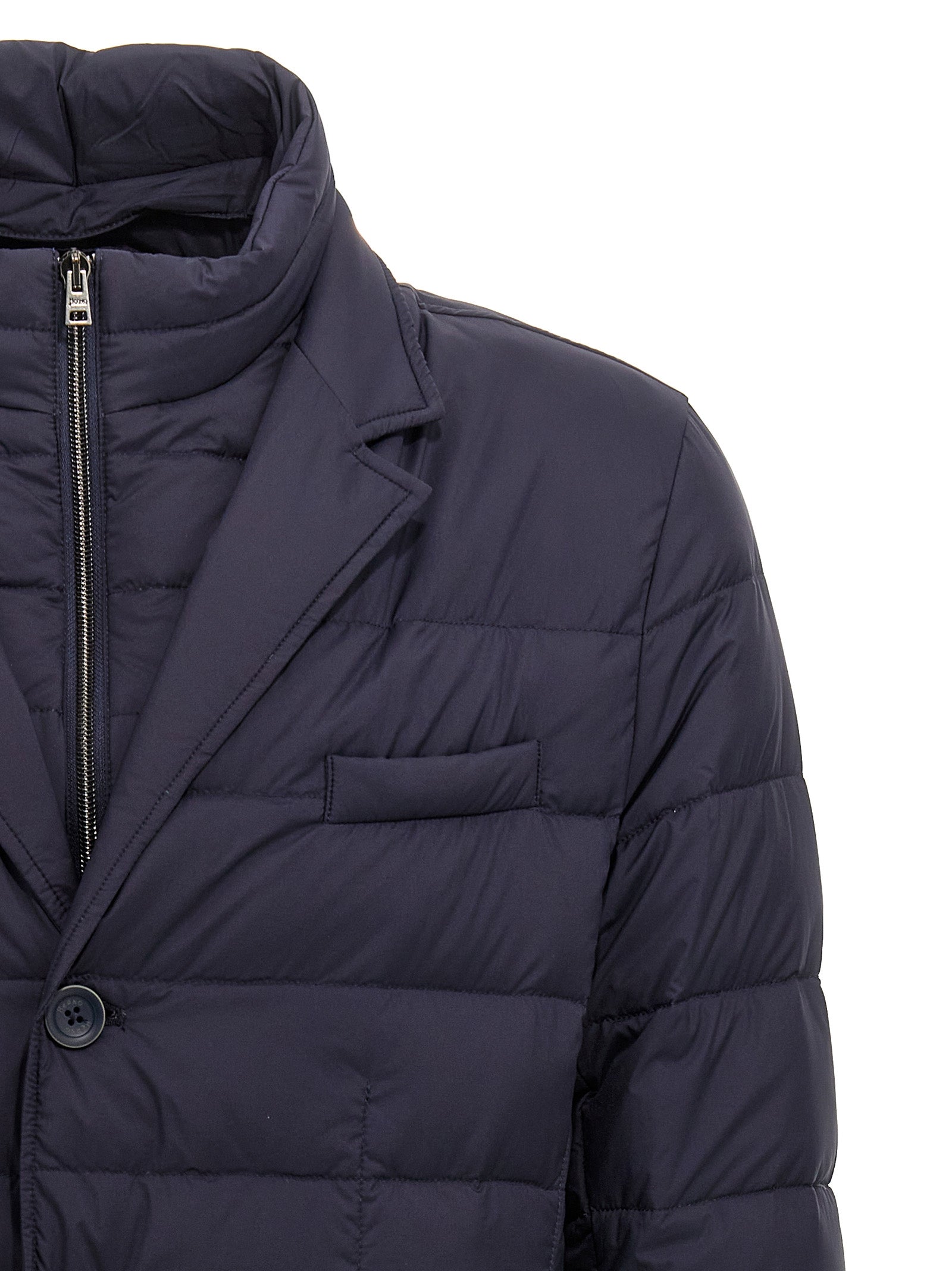 Blue Polyamide Jacket