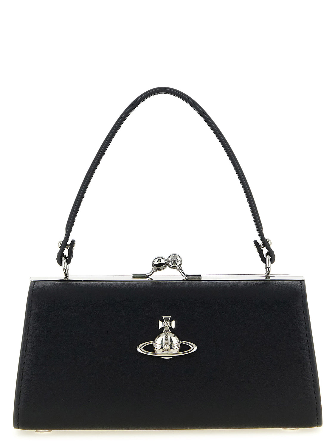 Black Polyester Handbag