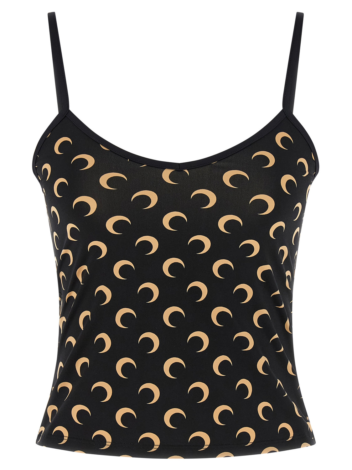 Black Polyamide Pattern Shirt