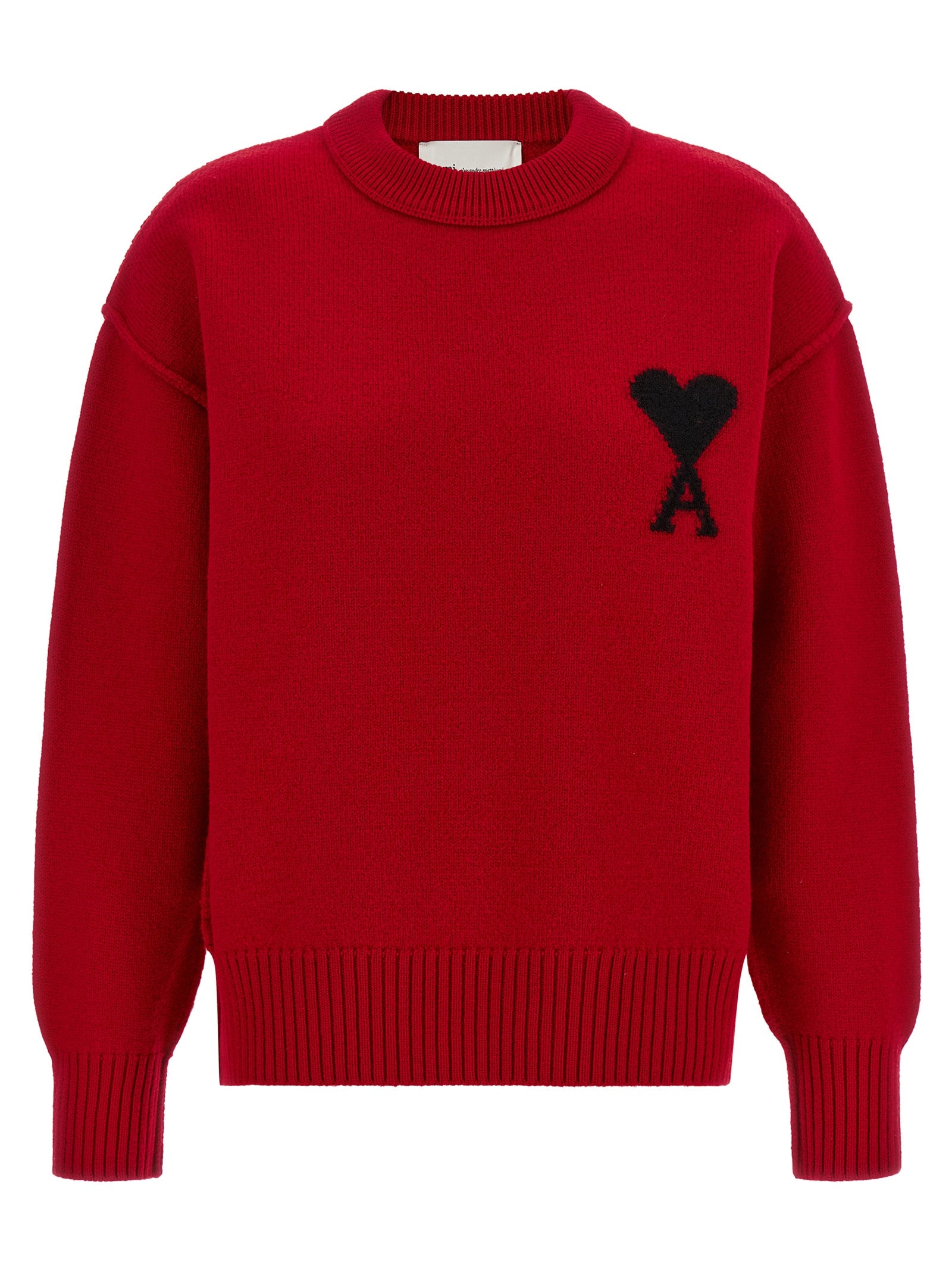 Red Wool Cardigan