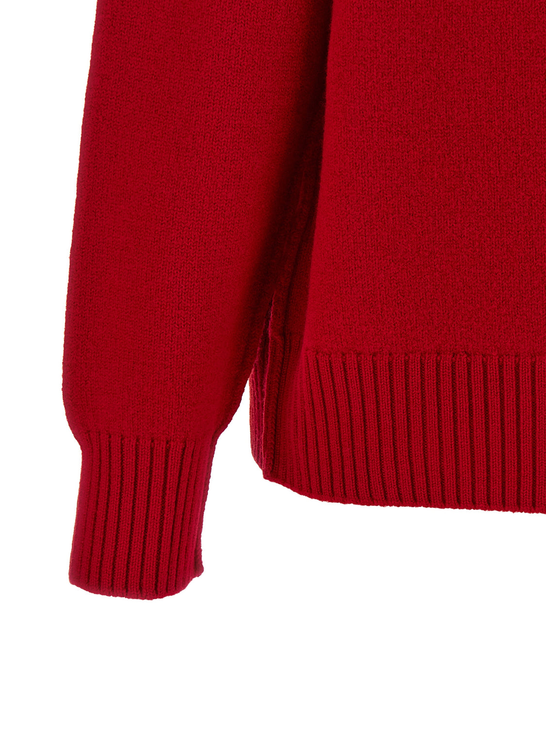Red Wool Cardigan
