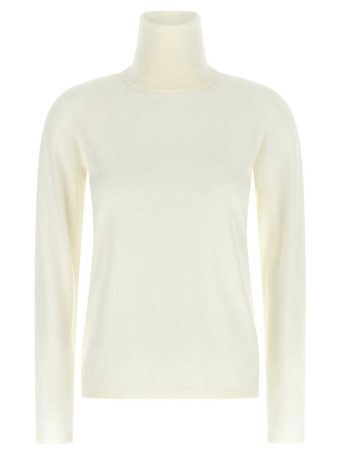 White Virgin Wool Cardigan